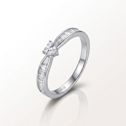 Celeste Heart-Cut Promise Ring