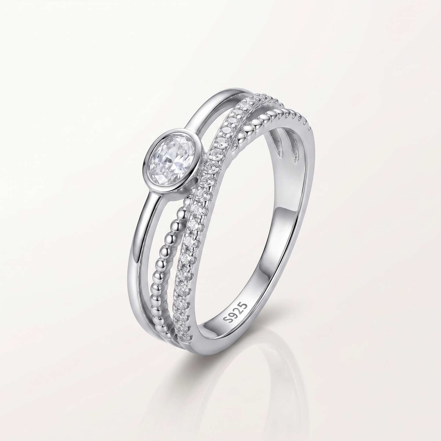 Grace Diamond Trio Ring Set