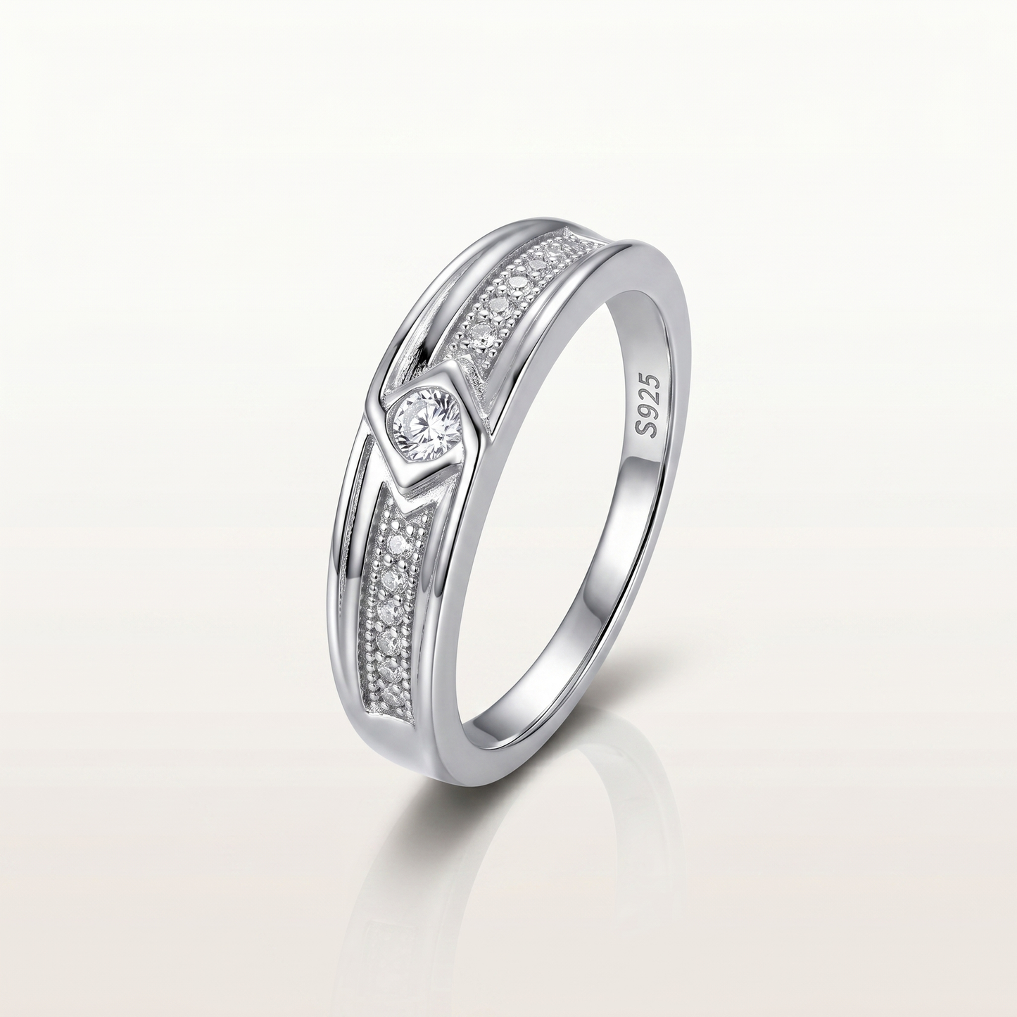 Whisper Knot Diamond Band