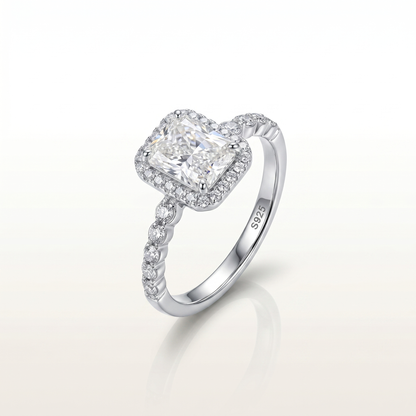 White Flame Radiant Grace Ring