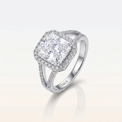 Dusky Grey Twilight Ember Ring