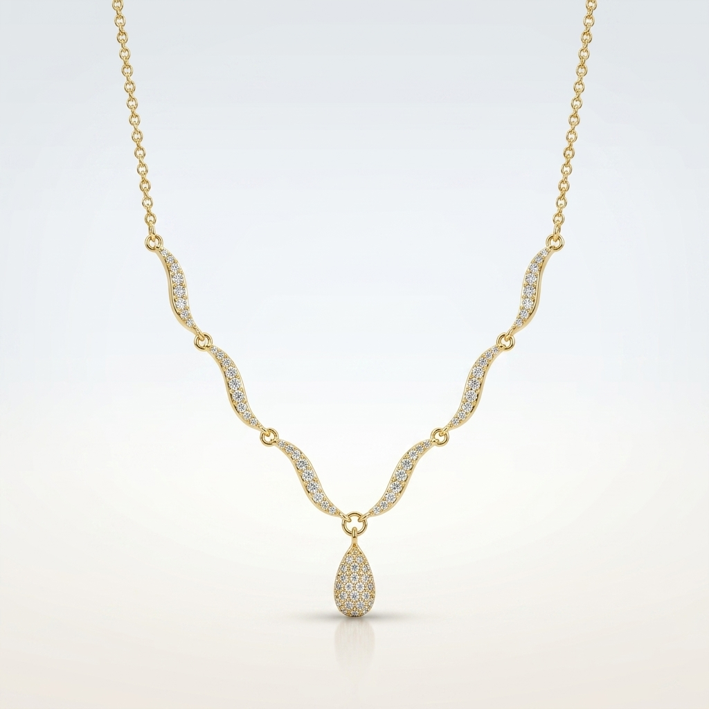 Glow Drop Elegance Necklace