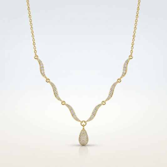 Glow Drop Elegance Necklace