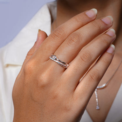 Grace Diamond Trio Ring Set