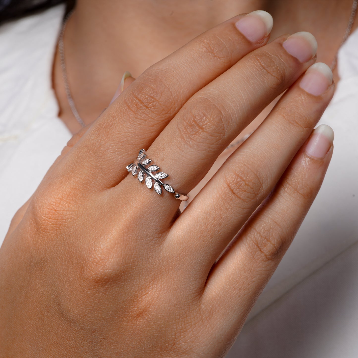 Elysian Leaf Ring