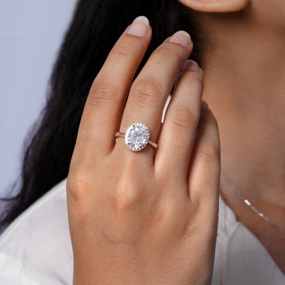 Starlight Oval Ring