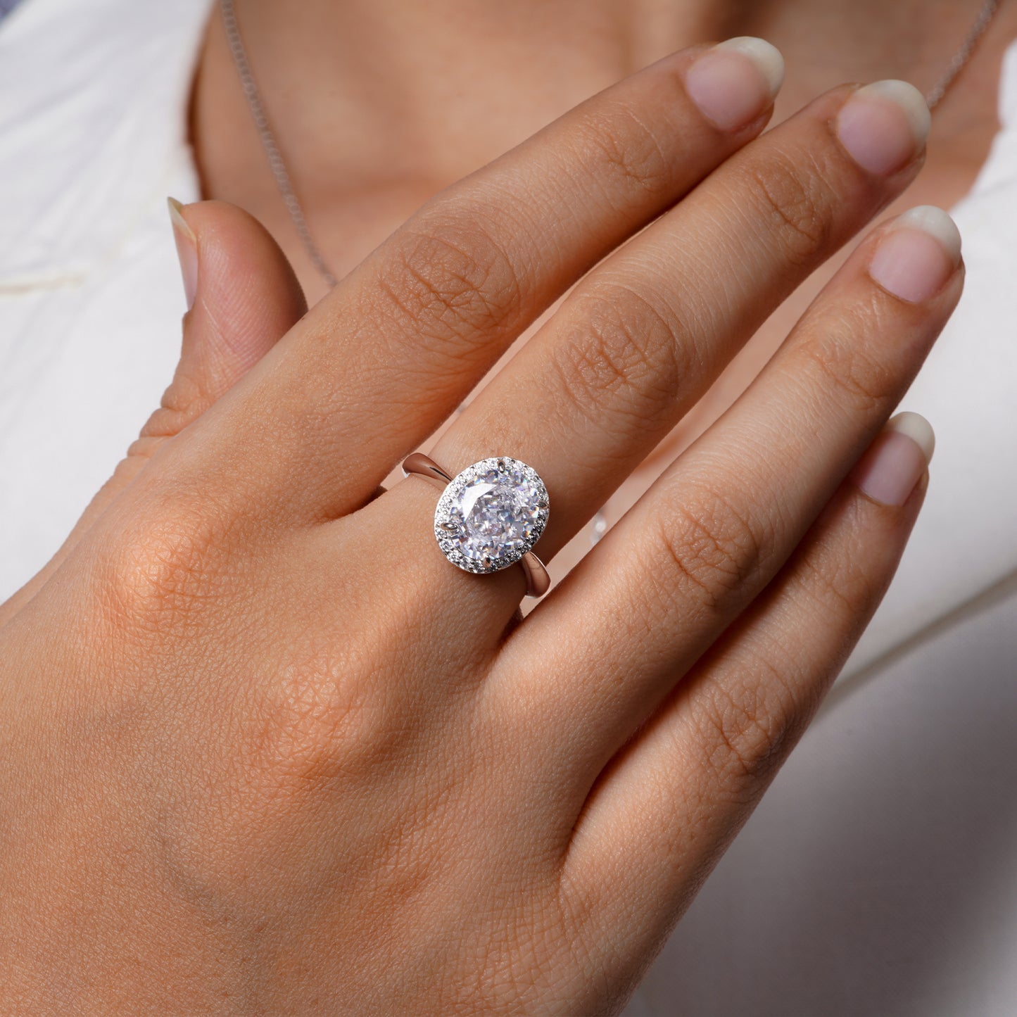 Starlight Oval Ring