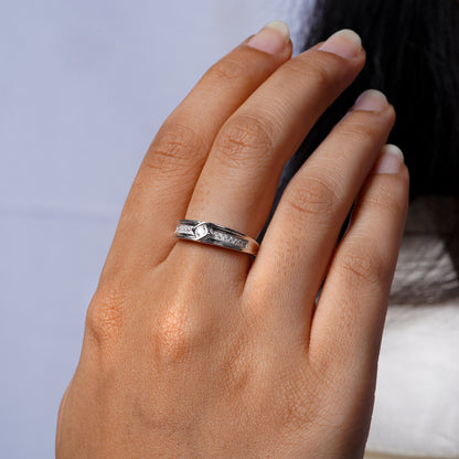 Whisper Knot Diamond Band