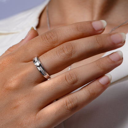 Whisper Knot Diamond Band