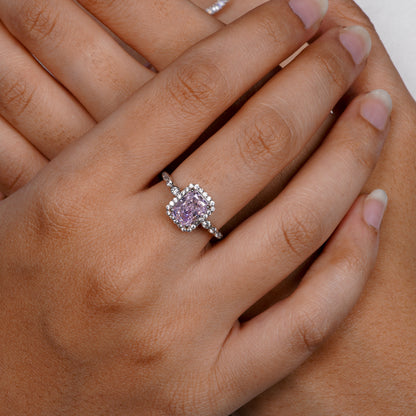 Orchid Gleam Radiant Grace Ring