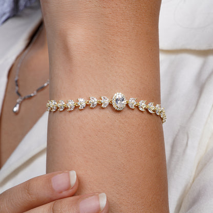 Buy Aurora Leaf-Cut Statement Bracelet online