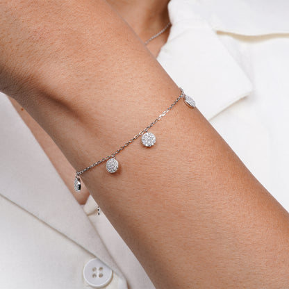 Lustre Halo Drop Bracelet