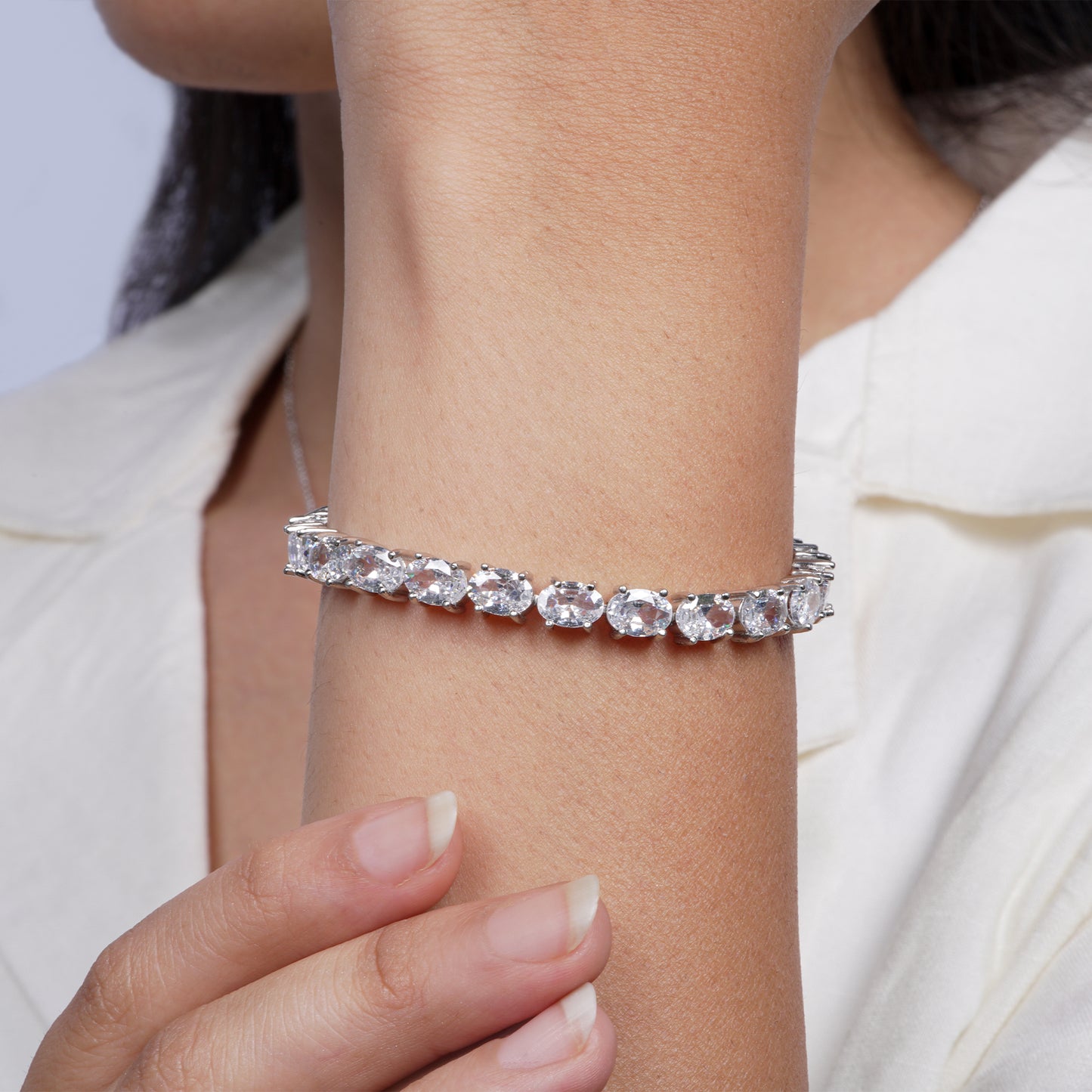 Tennis OvalGlow Bracelet