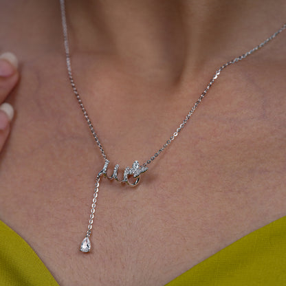 Whispering Bloom Spiral Pendant Necklace