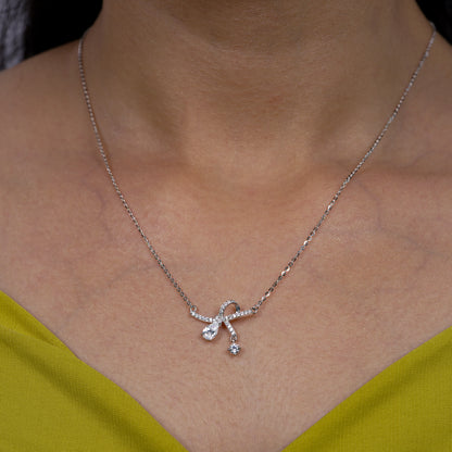 Twilight Bow Elegance Necklace