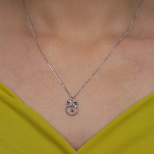 Enchanted Bow Charm Necklace