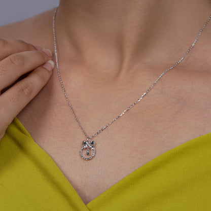 Enchanted Bow Charm Necklace