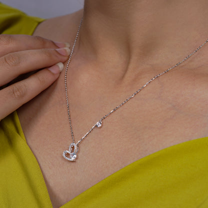 Eternal Spark Heart Necklace
