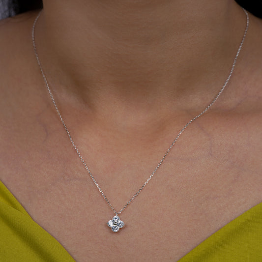 Twilight Spark Cluster Pendant Necklace