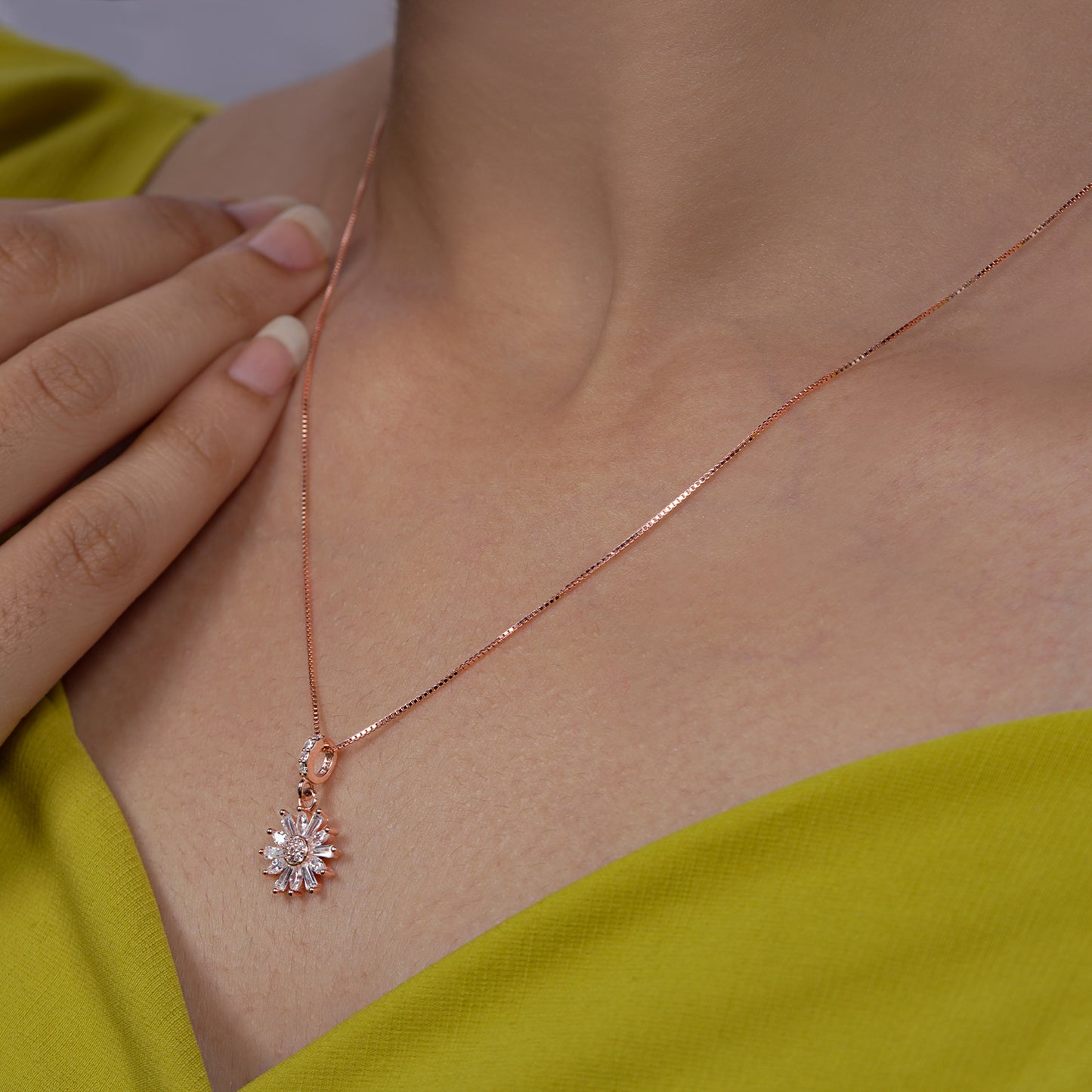 Celestara Radiant Star Pendant Necklace