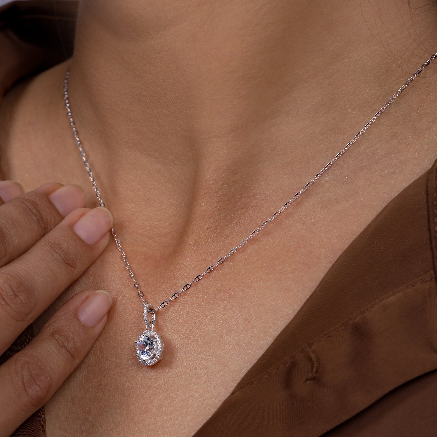 Radiant Halo Love Pendant