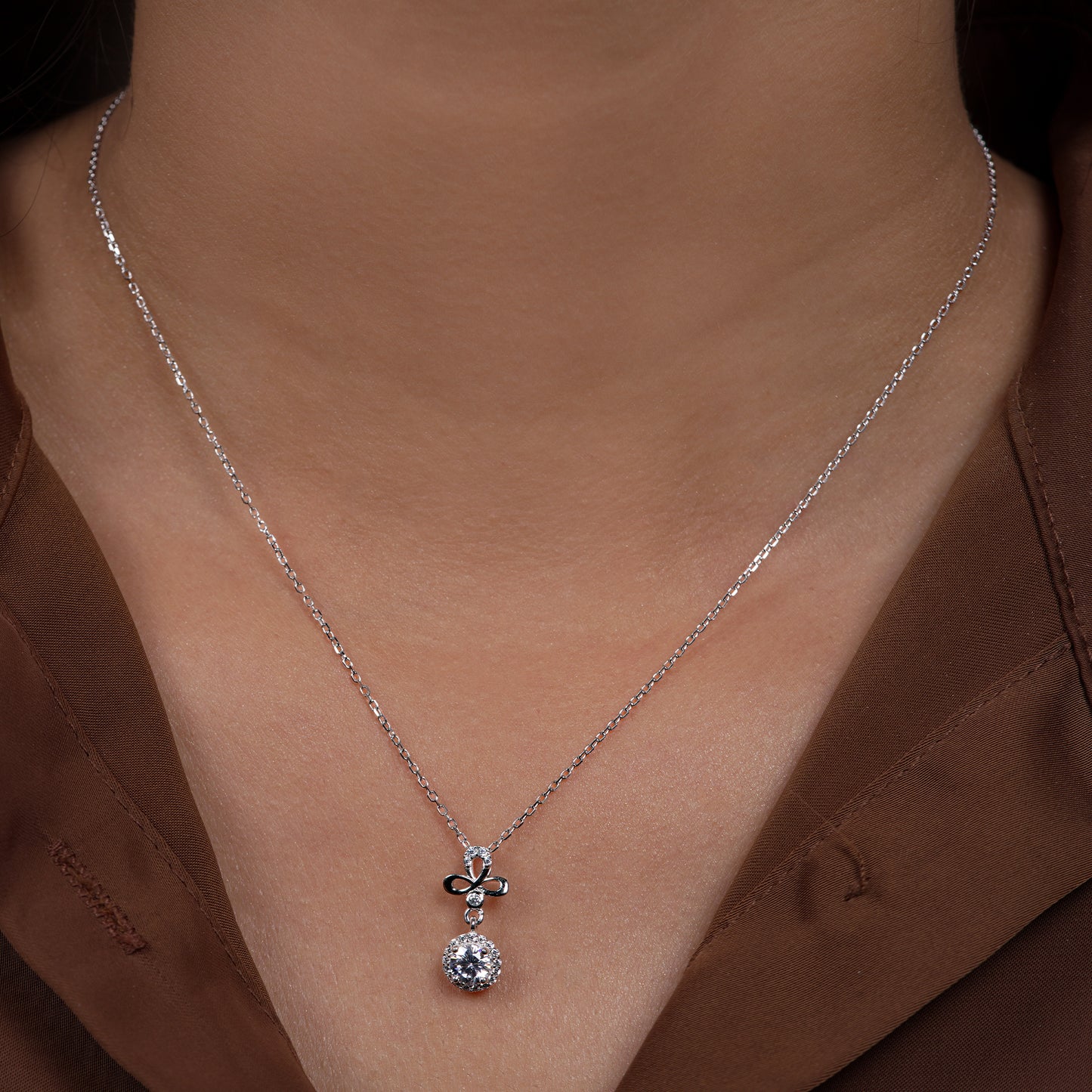 Celestia Bloom Drop Necklace