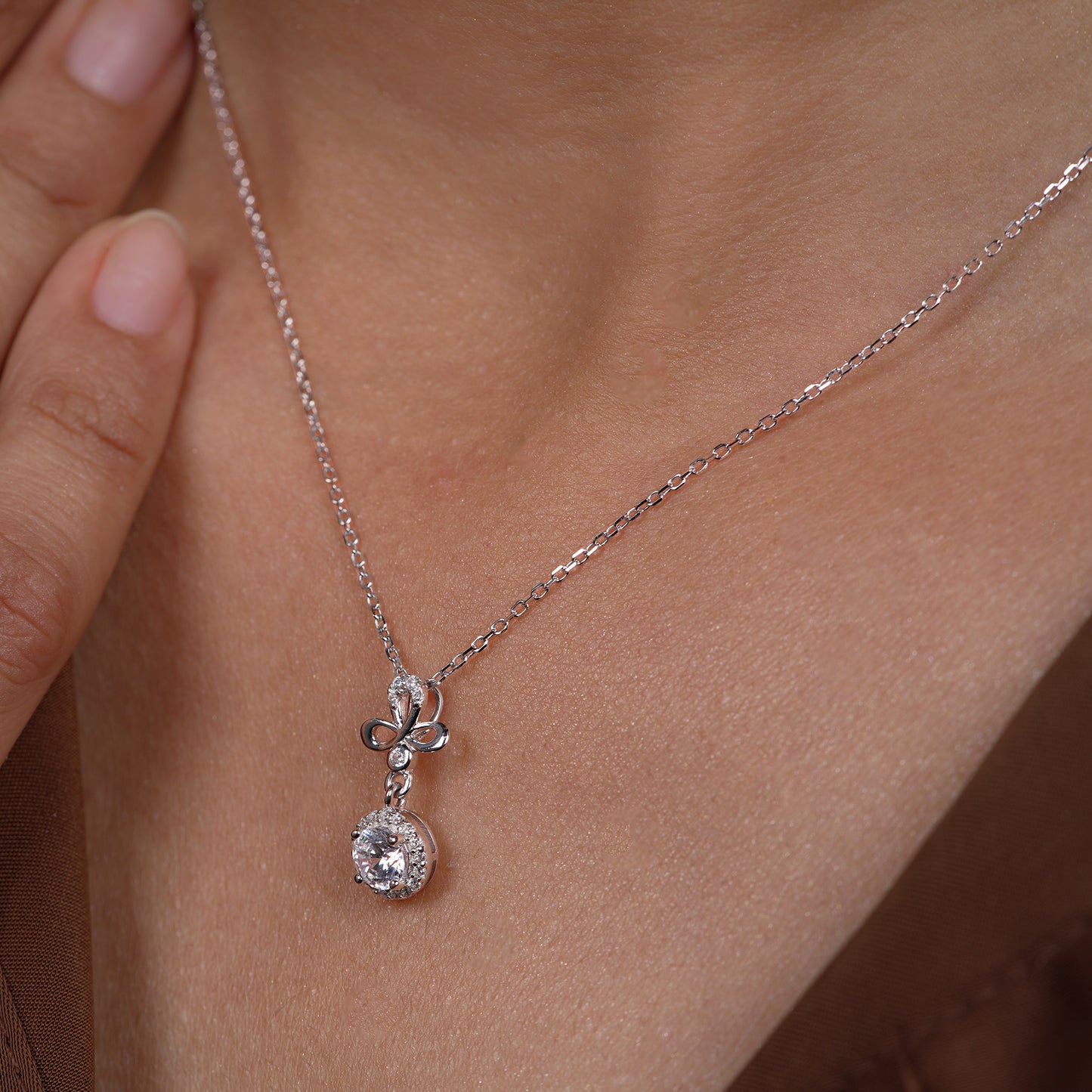 Celestia Bloom Drop Necklace