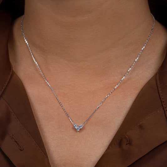 EverLove silver Heart Necklace