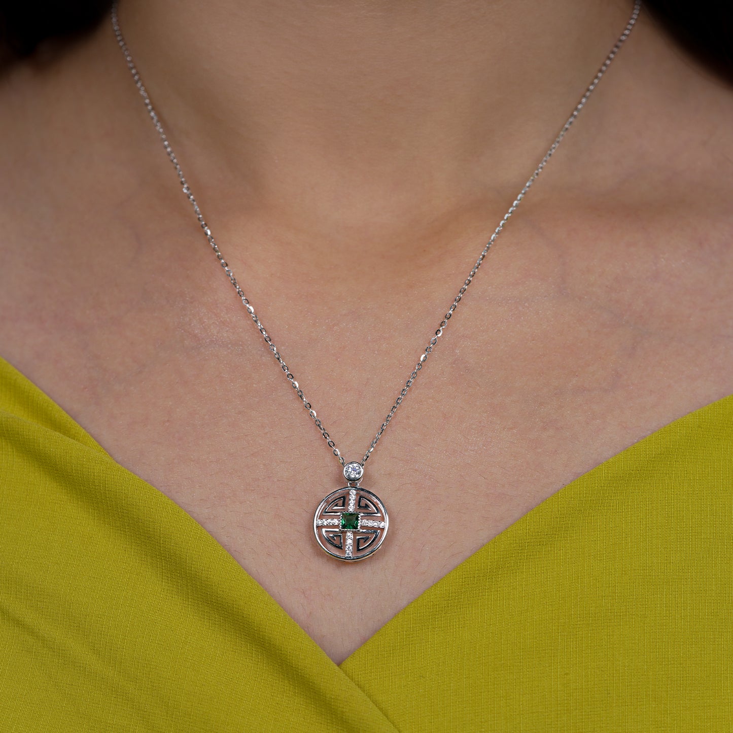 Eternia Harmony Medallion Necklace