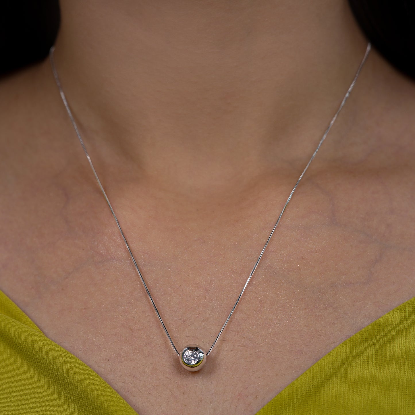 Eternal Glow Solitaire Necklace