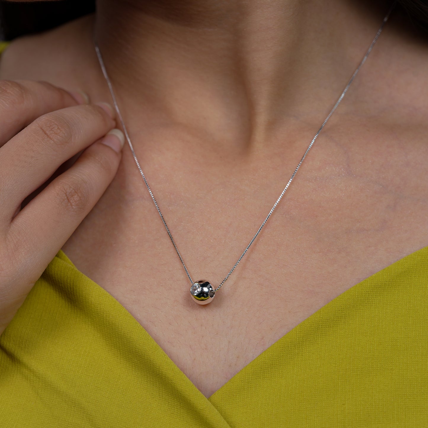 Eternal Glow Solitaire Necklace