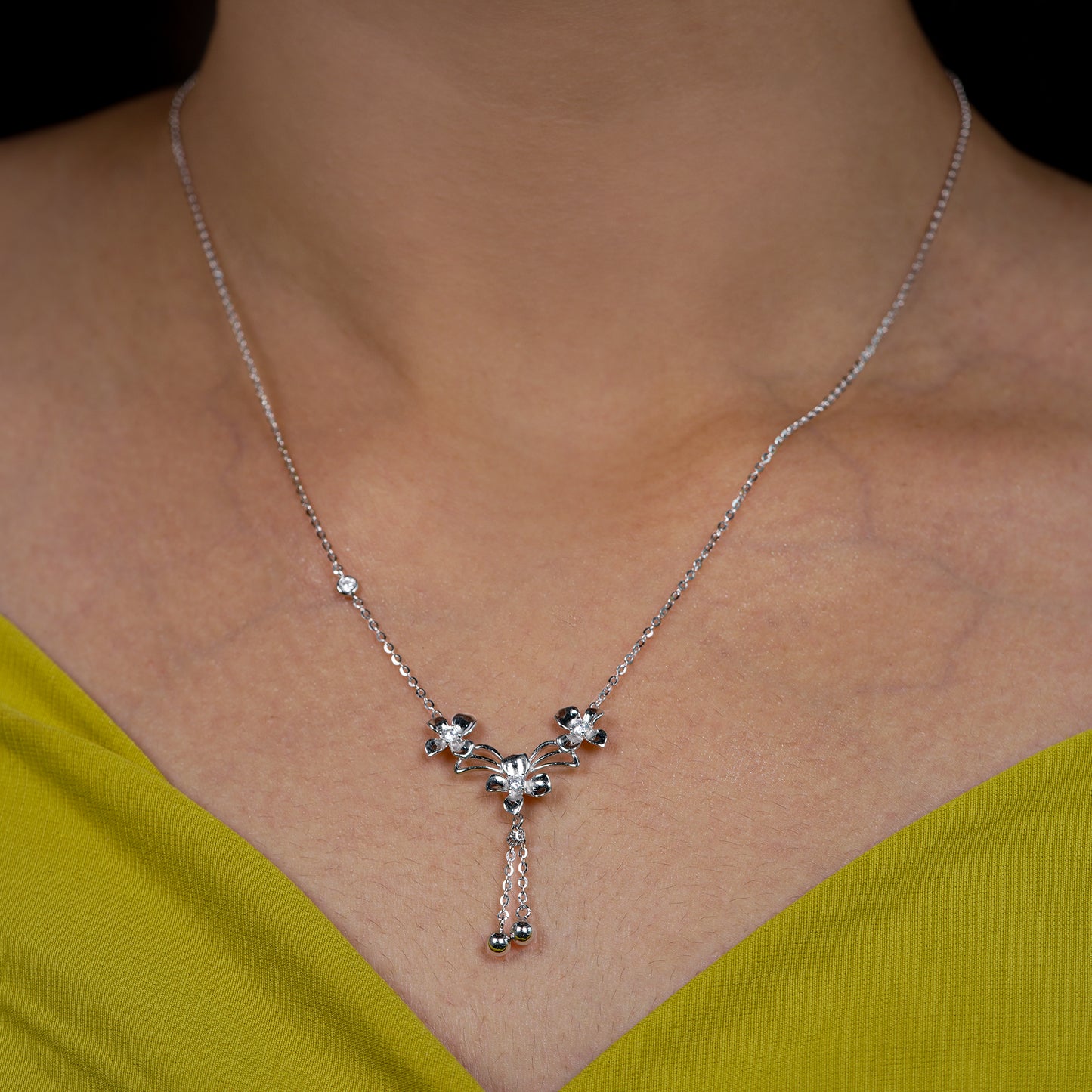 Elora Blossom Cascade Necklace