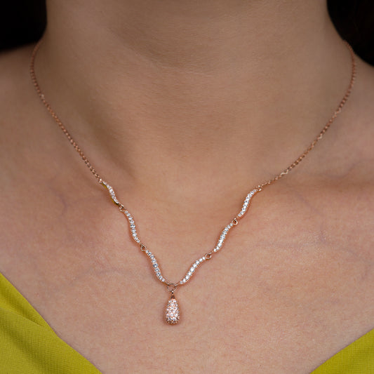 Glow Drop Elegance Necklace