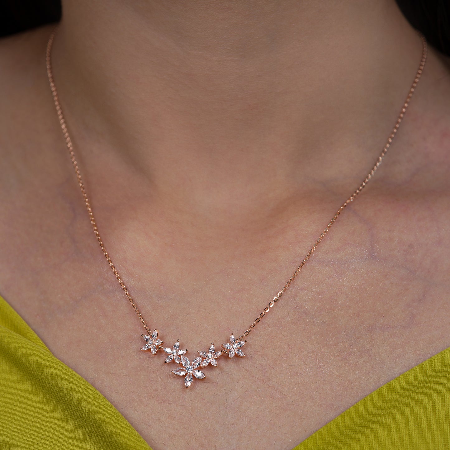 Bloomlight Cluster Necklace