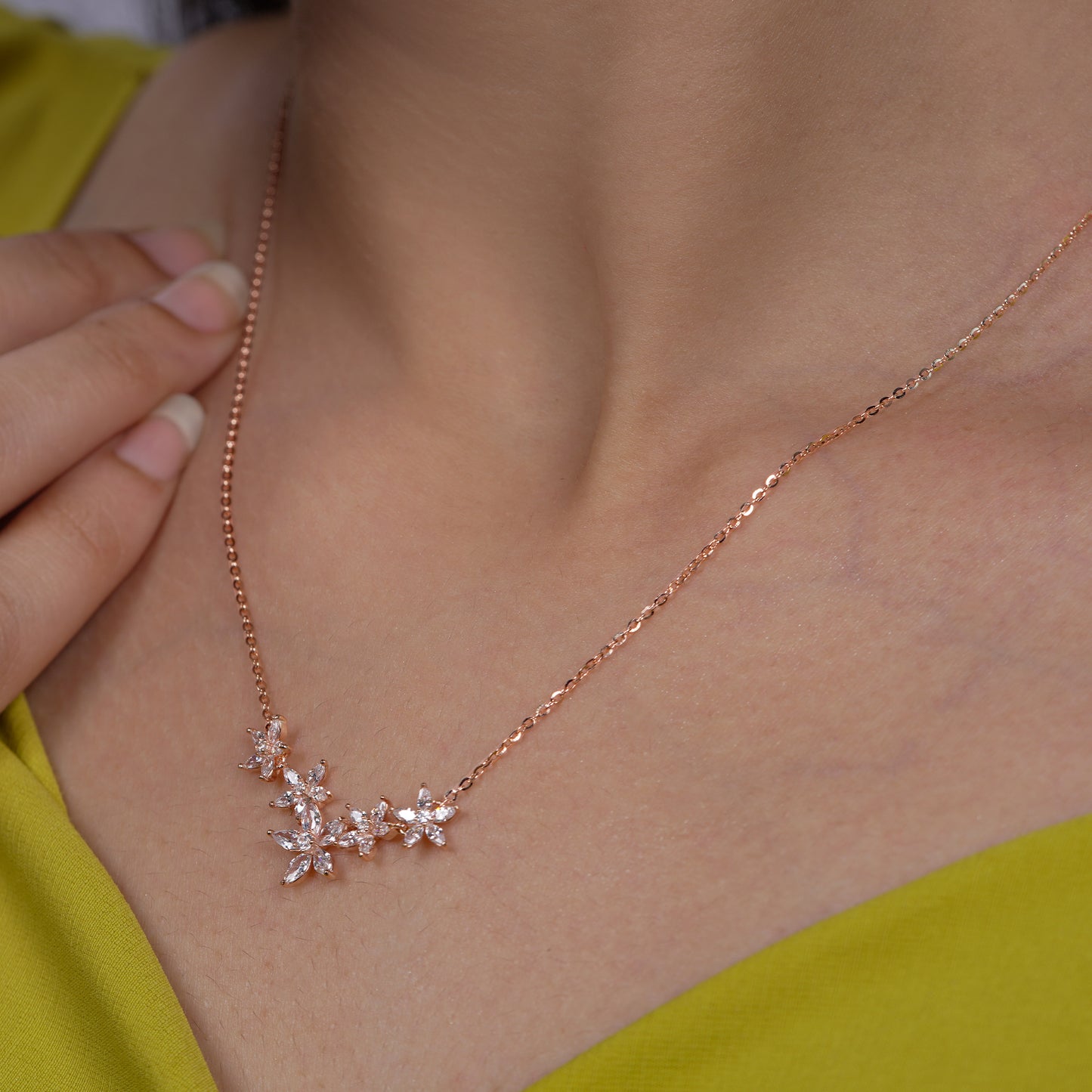 Bloomlight Cluster Necklace