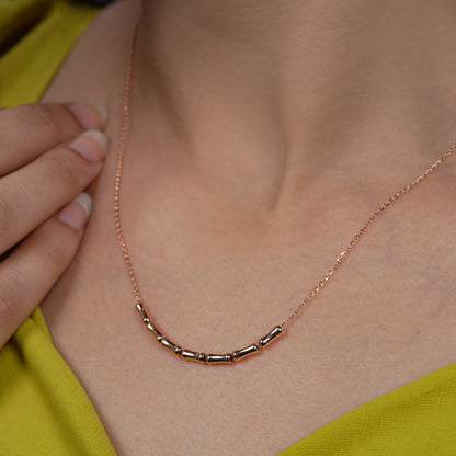 Zara Bamboo Charm Necklace