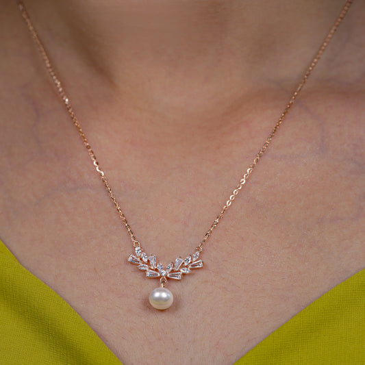 Regal Blossom Pearl Necklace