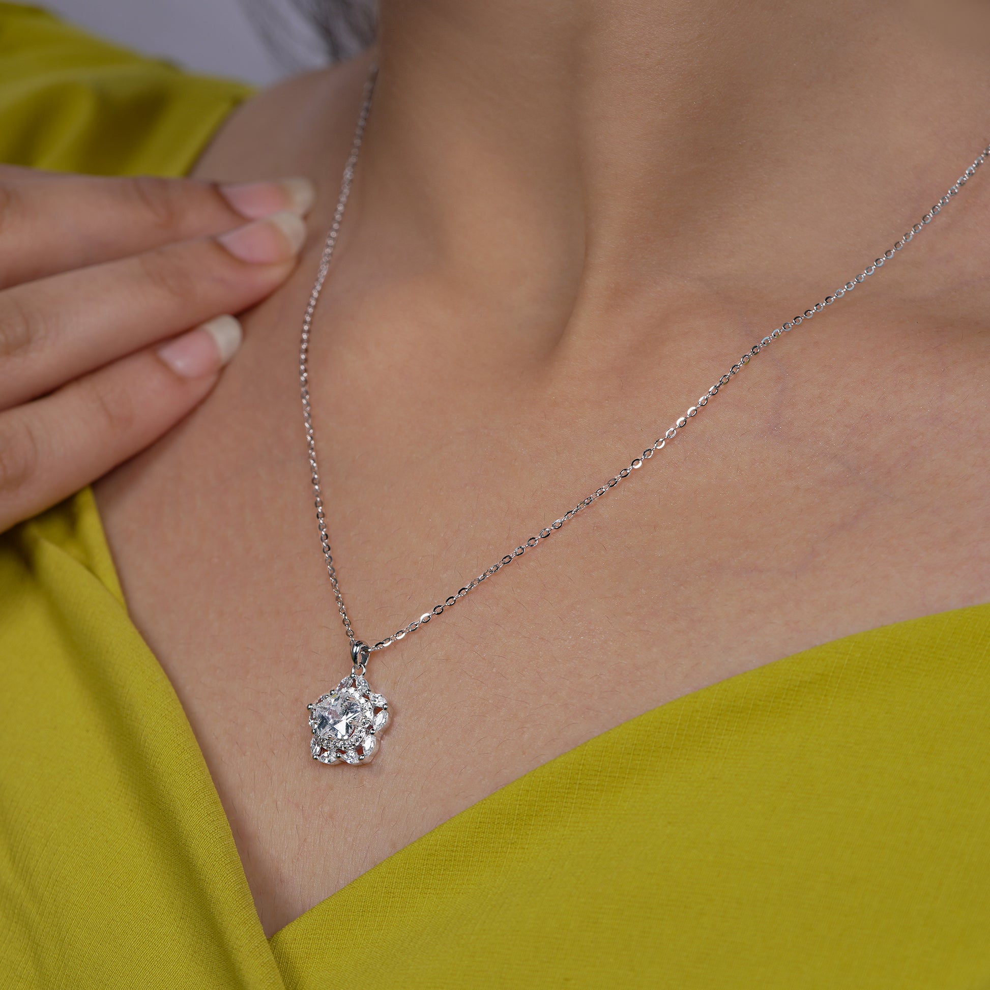 Radiant Crown Necklace

