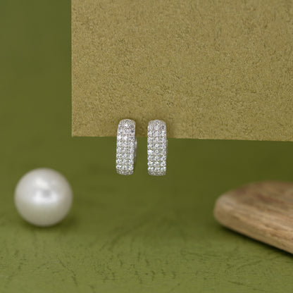 Eterna Sparkle Mini Hoops