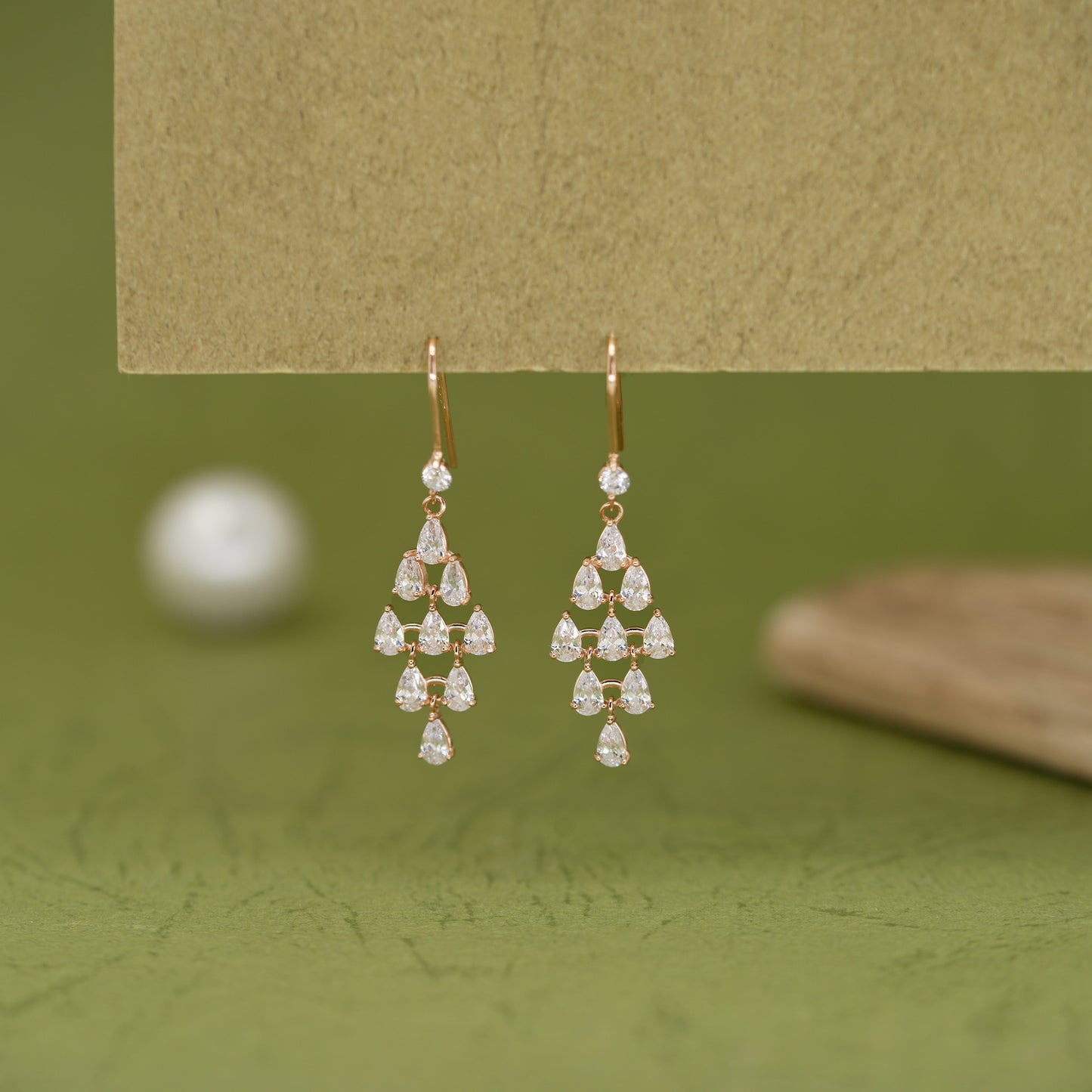 Celeste Drop Cascade Earrings
