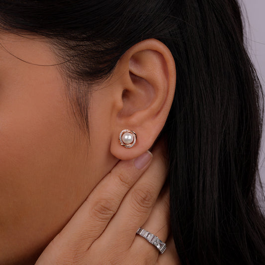 Eternal Grace Pearl Studs