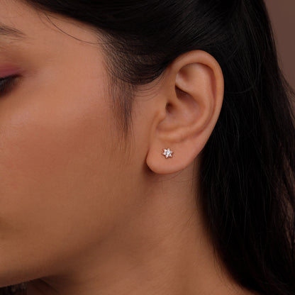 Snowbloom Spark Earrings