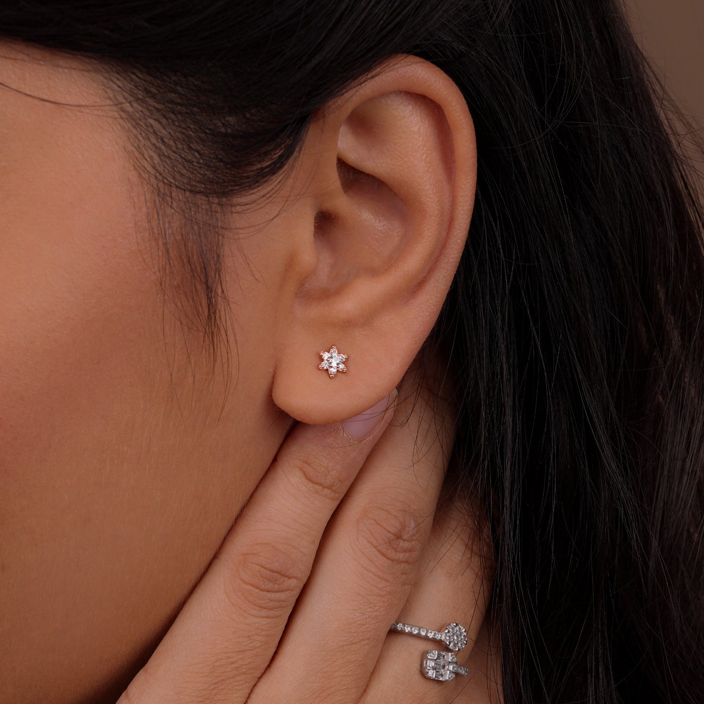 Snowbloom Spark Earrings