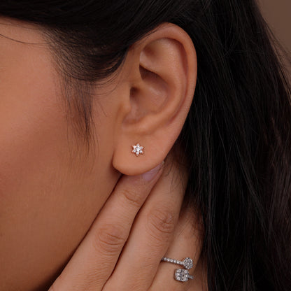 Snowbloom Spark Earrings