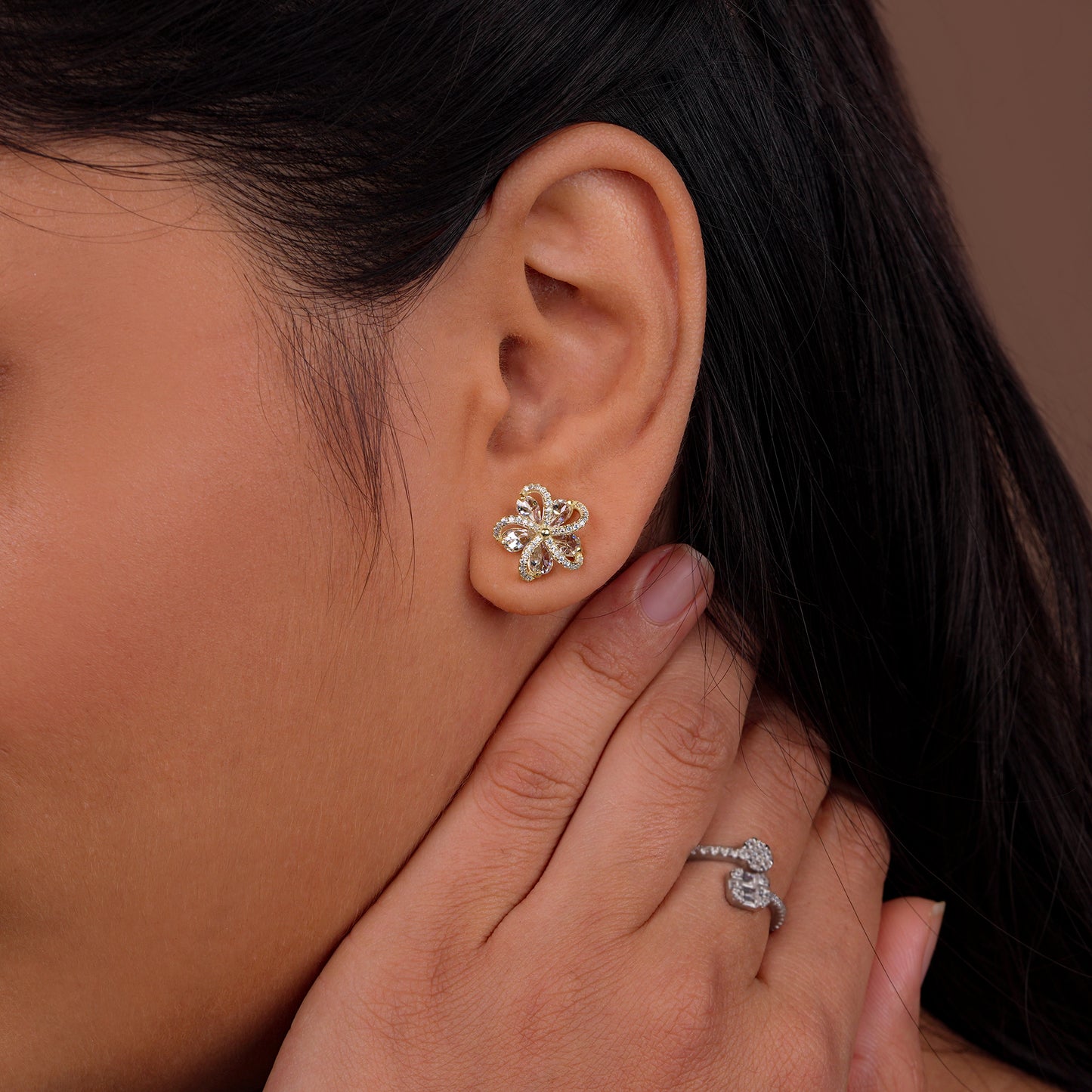 Bloom Grace Floral Stud Earrings