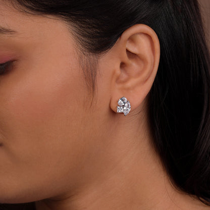 Radiant Petal Cluster Studs