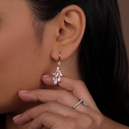 Buy Celeste Sparkle 925 Silver Dangling Earrings