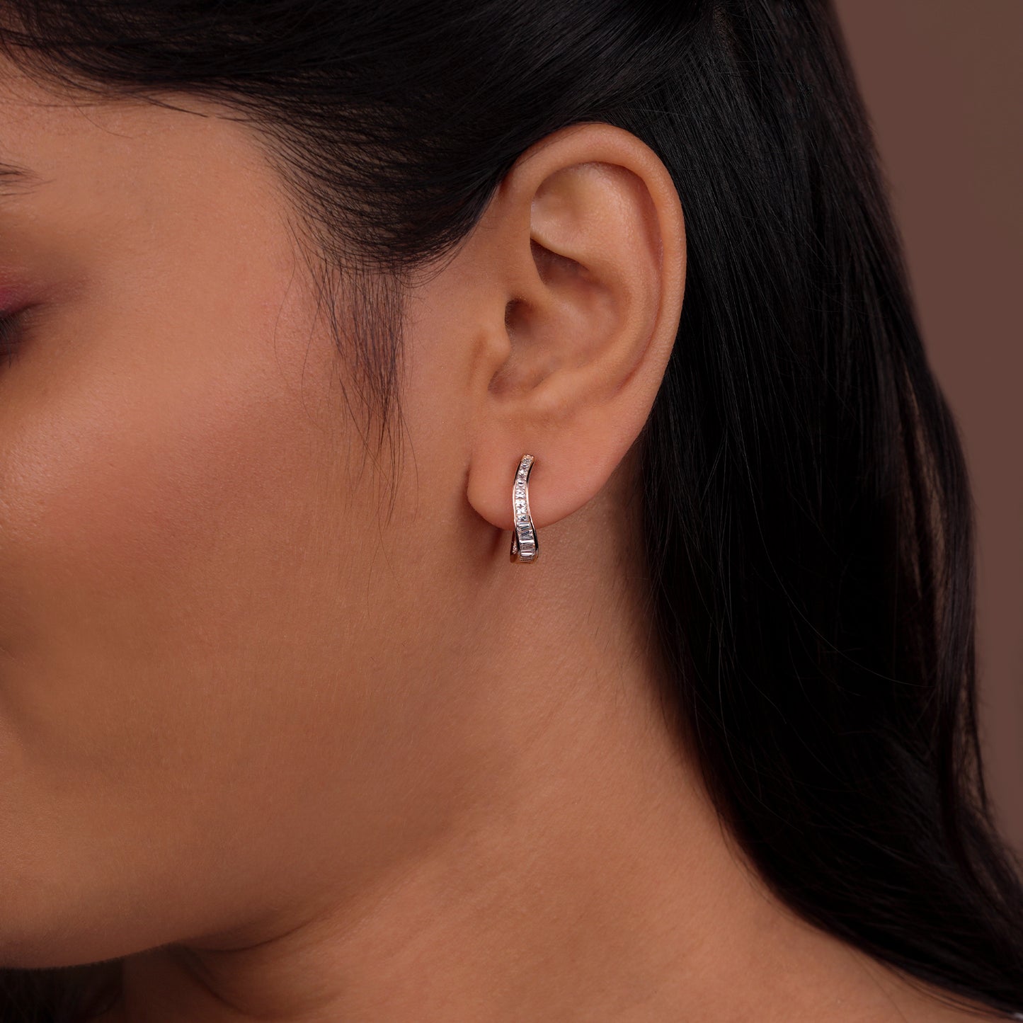 Sleek Sparkle Everyday Hoops