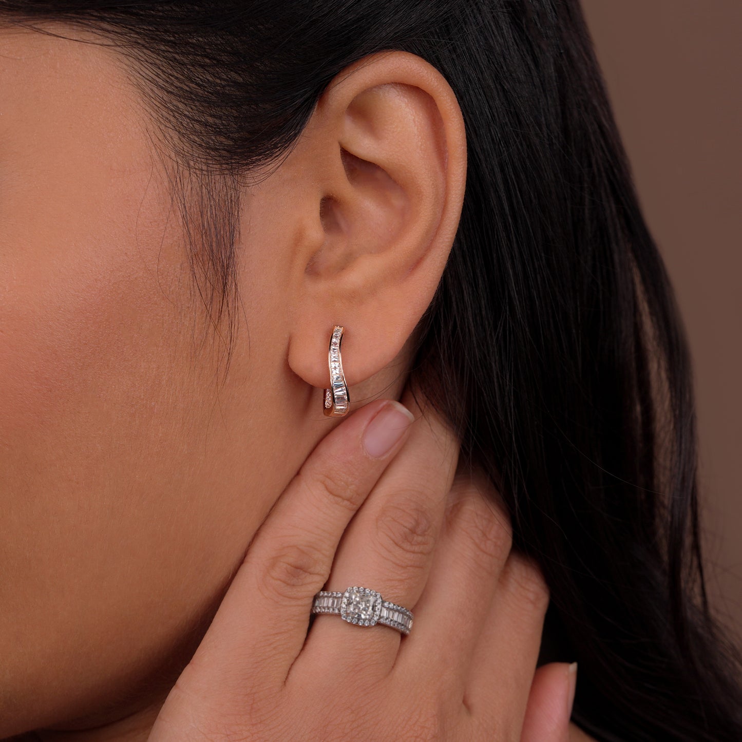 Sleek Sparkle Everyday Hoops