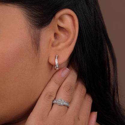 Sleek Sparkle Everyday Hoops